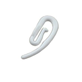 Swish White Nylon Curtain Hook 25's