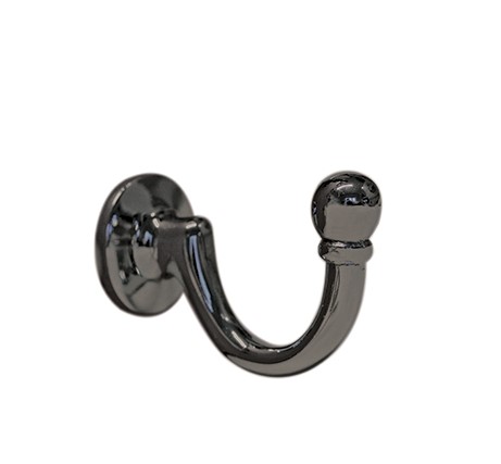 Medium 40mm Ball End Hook Black Nickel each