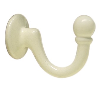 Large 46mm Ball End Hook Cream each